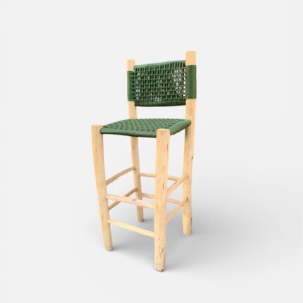 height bar stols woven rope chair moroccan furniture