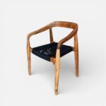 walnut lounge chair boho armchair moroccan furniture woven chairs