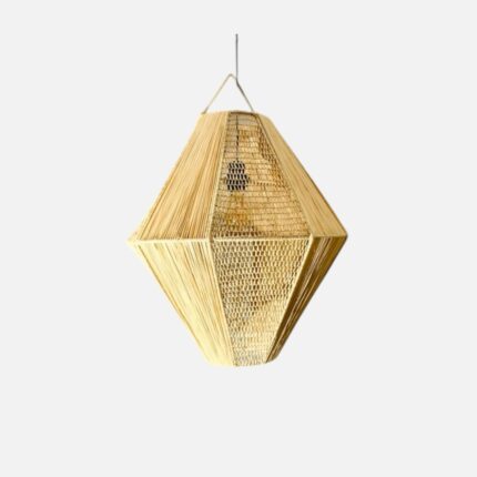 raffia pendant light moroccan lighting boho decor