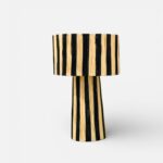 raffia table lamps moroccan lighting lampshade bohemian lights