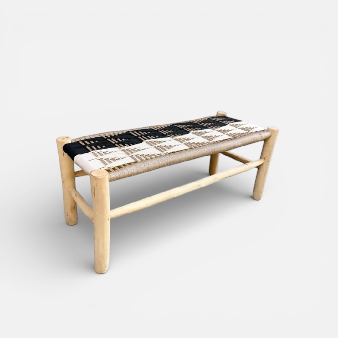 Photoroom_20260206_230106 woven bench moroccan furniture wooden benches rope seating