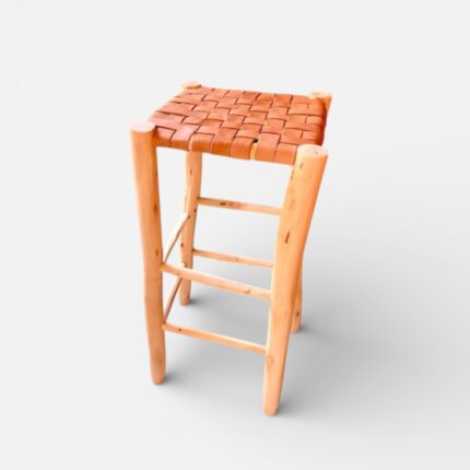 leather bar stools moroccan furniture wooden counter stools