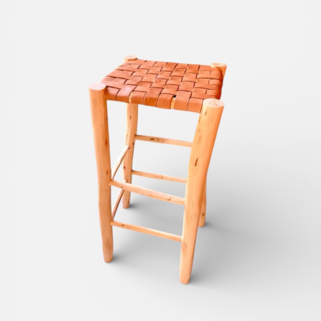 image00012 leather bar stools moroccan furniture wooden counter stools