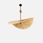 raffia pendant light moroccan raffia lighting boho decor