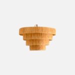 raffia pendant light moroccan raffia lighting boho decor